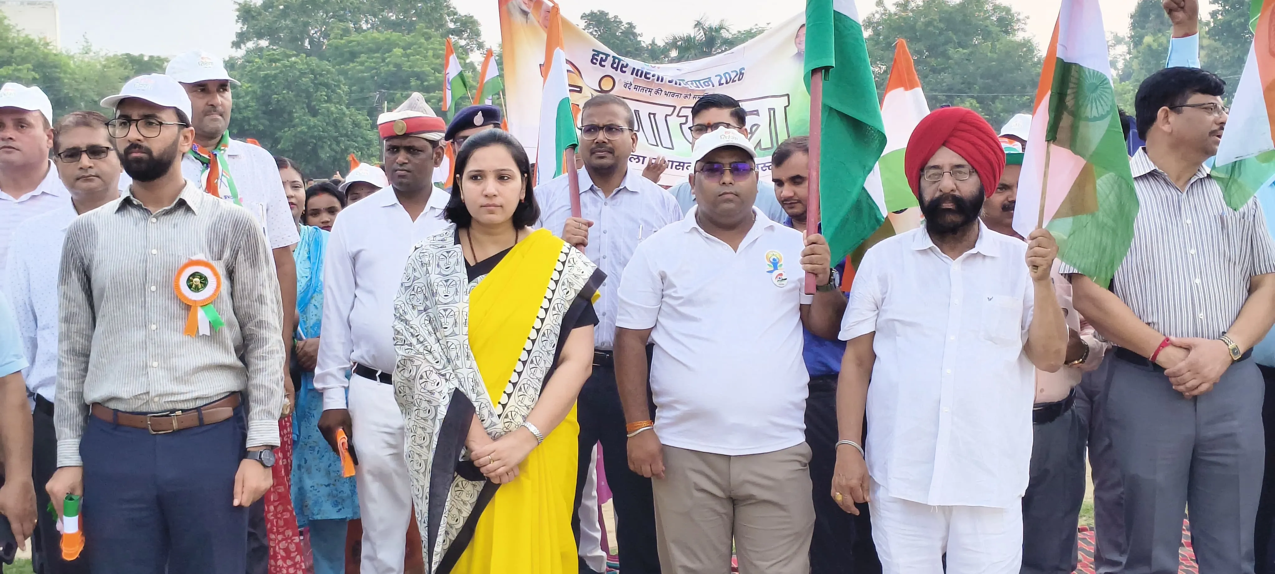 हर घर तिरंगा अभियान यात्रा के अंतर्गत भव्य तिरंगा यात्रा का आयोजन
