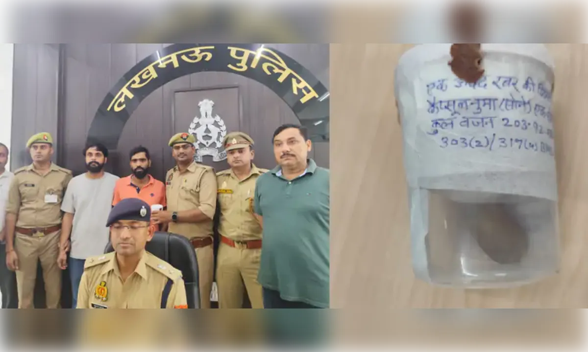 दुबई से कैप्सूल में सोने का बुरादा मंगवाने वाले दो तस्कर गिरफ्तार