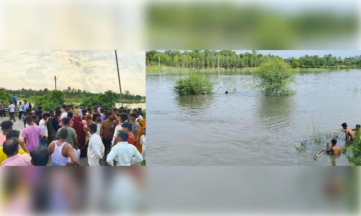 पुल से छलांग लगाने के बाद तेज बहाव में लापता हुआ साहिल