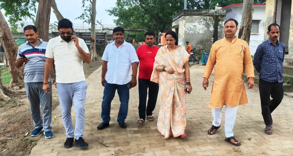 नगर पालिका अध्यक्ष नेहा वर्मा ने किया कांवड़ यात्रा तैयारियों का निरीक्षण