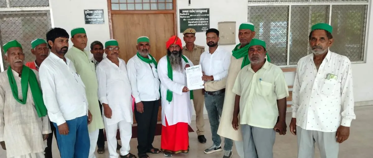  संयुक्त किसान मोर्चा के आह्वान पर भाकियू ने तहसील मुख्यालयों पर प्रदर्शन कर भेजा ज्ञापन