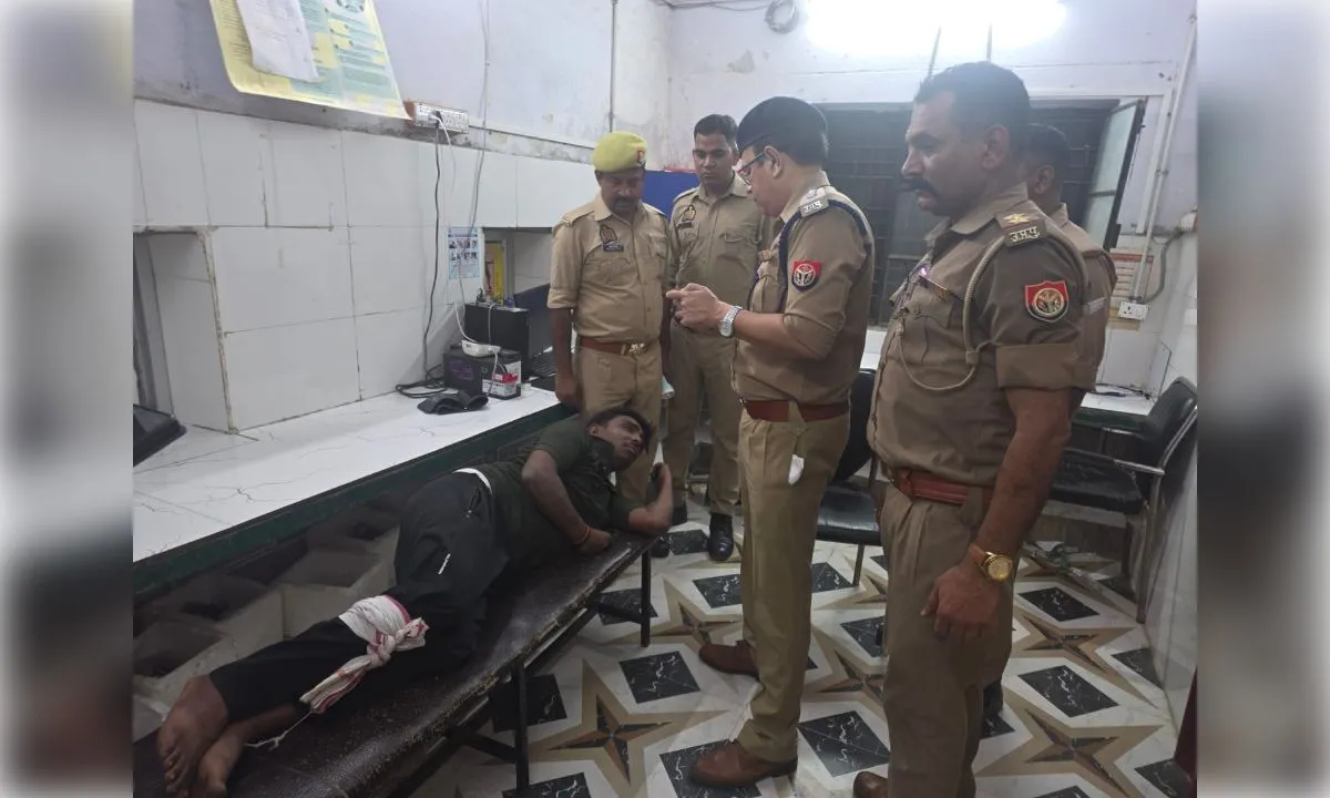 सुलतानपुर में मुठभेड़ के बाद तीन बदमाश गिरफ्तार, हथियार बरामद