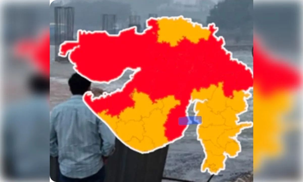 मौसम अलर्ट: गुजरात में भारी बारिश की चेतावनी, अहमदाबाद समेत 16 जिलों में रेड अलर्ट