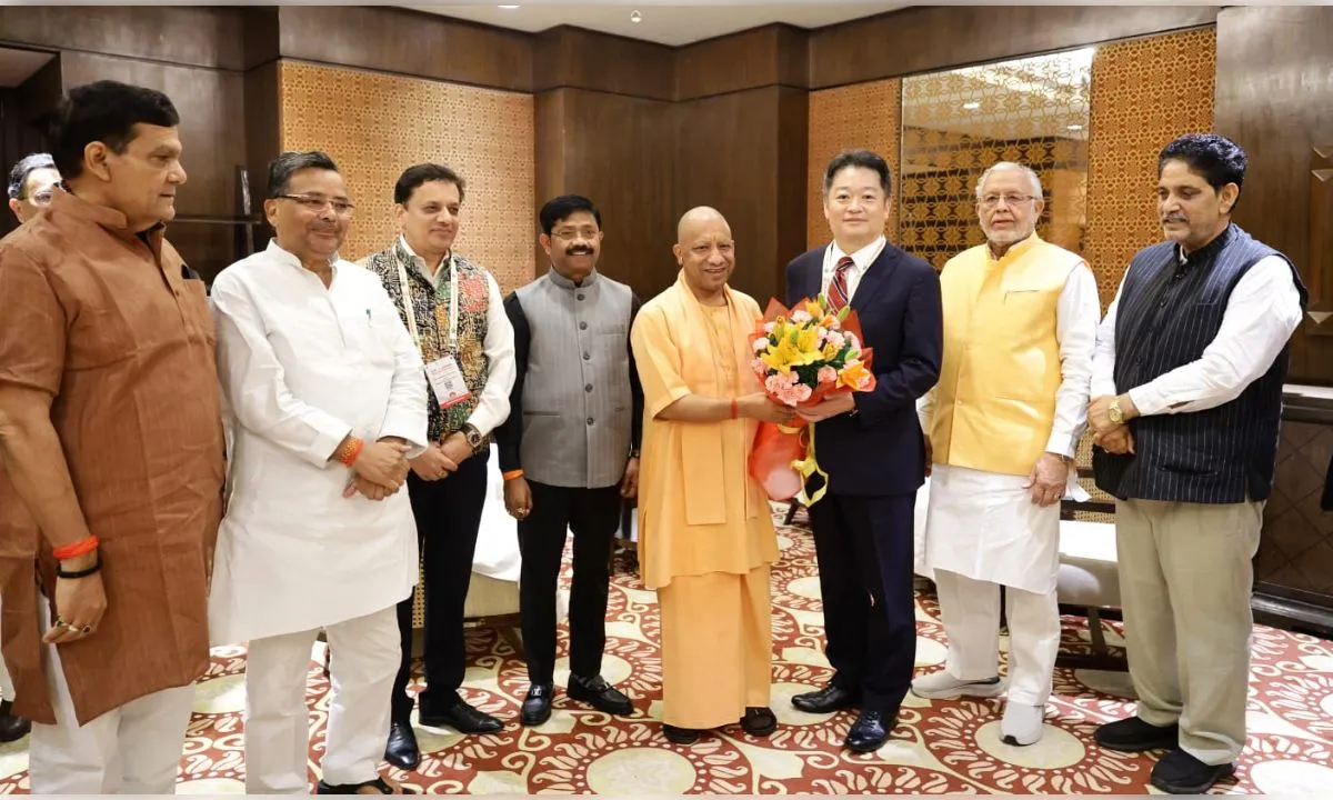 यूपी-जापान निवेश मीट शुरू, 200 से ज्यादा कारोबारी पहुंचे