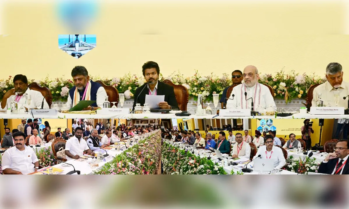 अमित शाह के सामने सीएम विजय ने रखीं दक्षिणी राज्यों की बड़ी मांगें