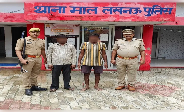 माल पुलिस की कार्रवाई, गैर-जमानती वारंट के दो आरोपी गिरफ्तार