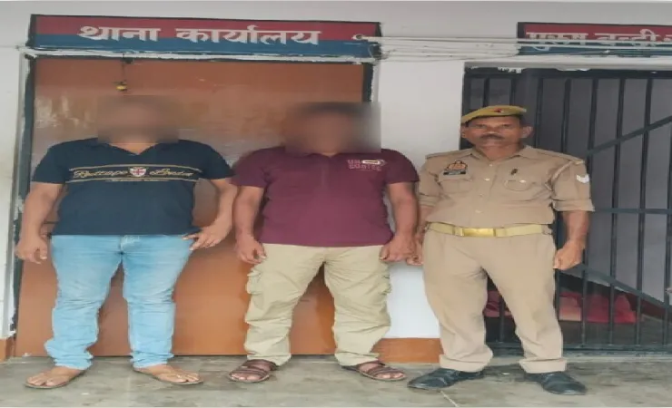 गोमतीनगर विस्तार में स्कॉर्पियो पर फायरिंग करने वाले दो आरोपी गिरफ्तार
