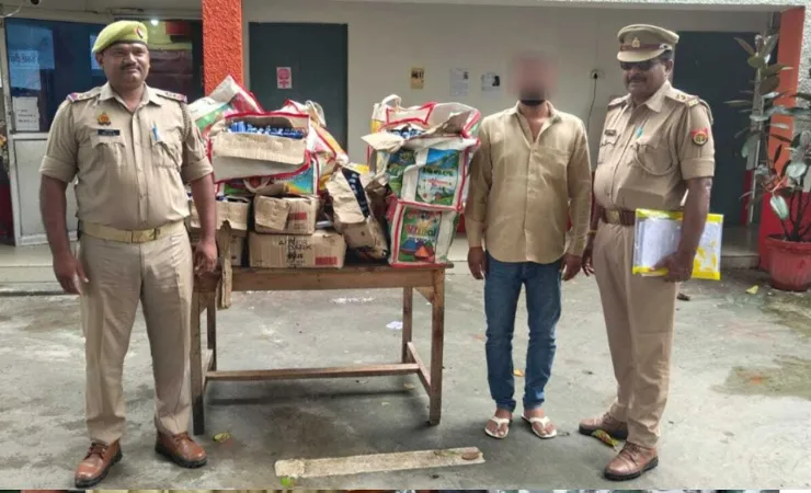 लखनऊ में नकली अंग्रेजी शराब का बड़ा खेल पकड़ा गया