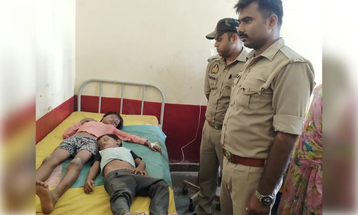 बांदा: करंट से चिपके दो मासूम भाइयों के लिए देवदूत बने पुलिसकर्मी