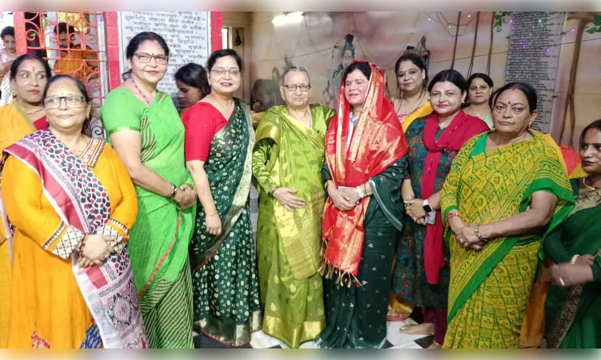 रामेश्वरम मंदिर में मातृशक्ति ने किया रुद्राभिषेक, लोककल्याण की कामना