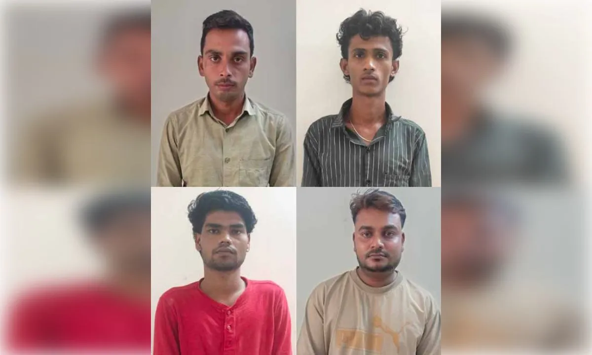 शेयर ट्रेडिंग में मुनाफे का झांसा, 1.15 करोड़ की ठगी, चार गिरफ्तार