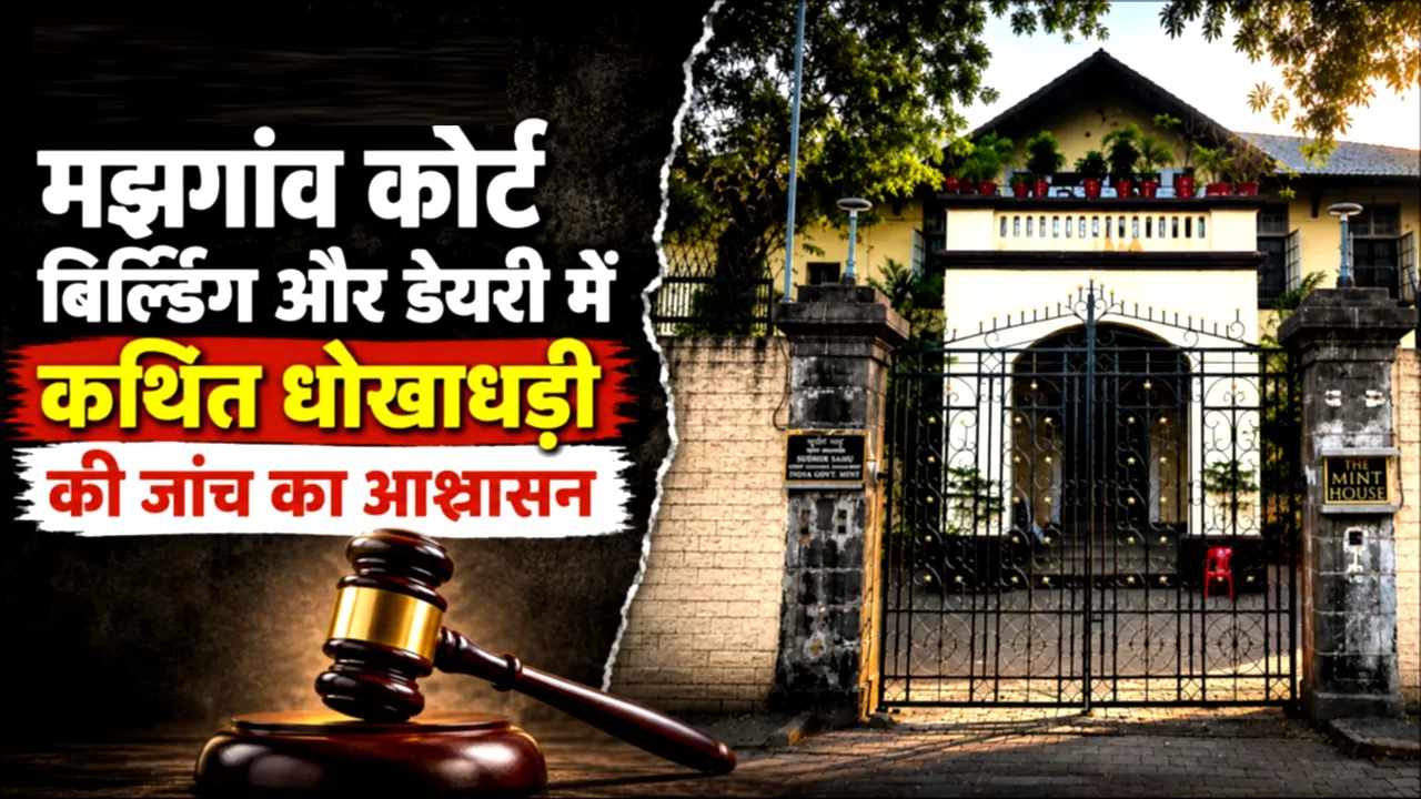 मझगांव कोर्ट बिल्डिंग और डेयरी में कथित धोखाधड़ी की जांच का आश्वासन!