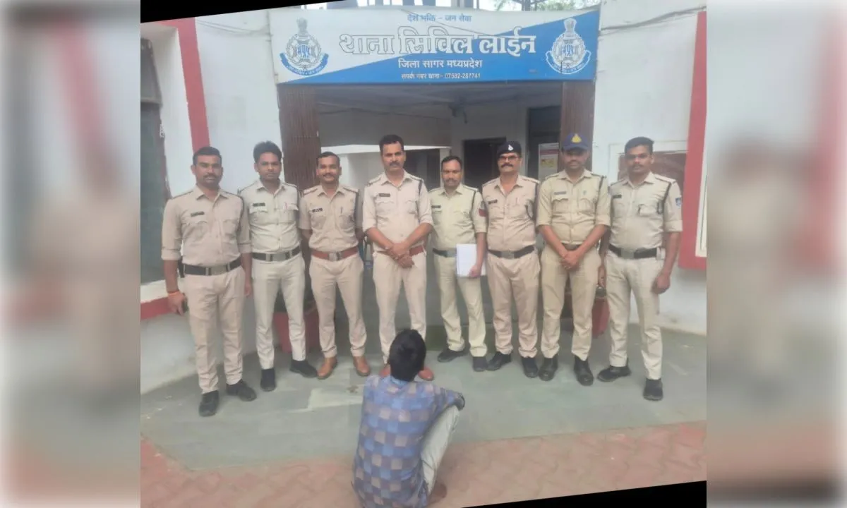 सागर: 48 घंटे में सुलझी हत्या की गुत्थी, मुख्य आरोपित गिरफ्तार