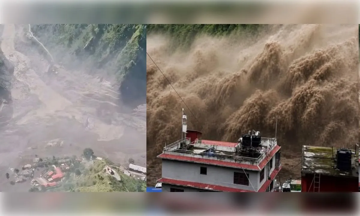 नेपाल में बाढ़ ने मचाई तबाही, चीन सीमा पर तैनात 500 से अधिक कंटेनर बहे