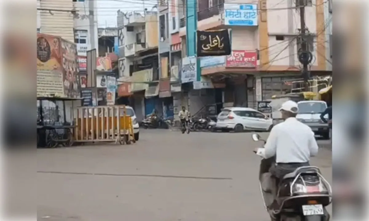 भोजशाला विवाद को लेकर धार बंद, बाजारों में पसरा सन्नाटा