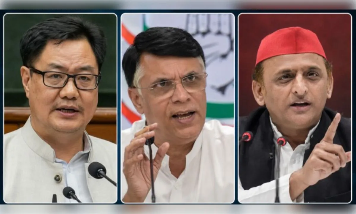 रिजिजू बोले- सरकार चर्चा को तैयार, विपक्ष नहीं चलने दे रहा सदन