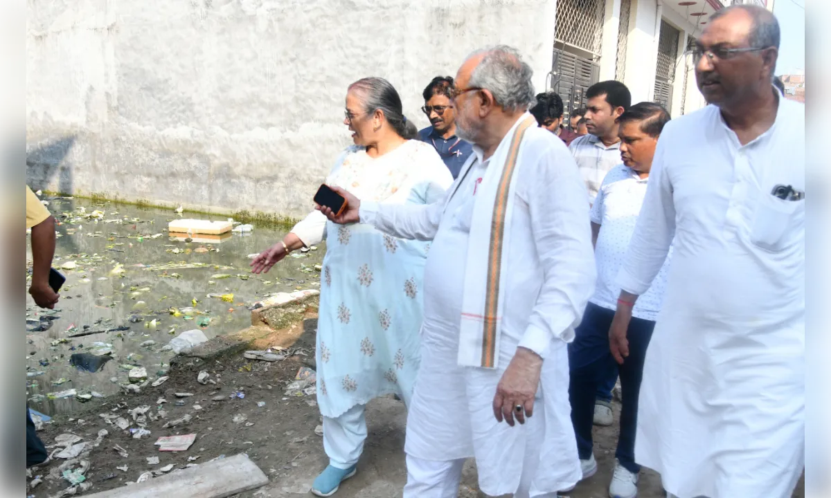 जोन तीन में गंदगी देख भड़के मंत्री, ठेकेदार पर पांच लाख का जुर्माना  