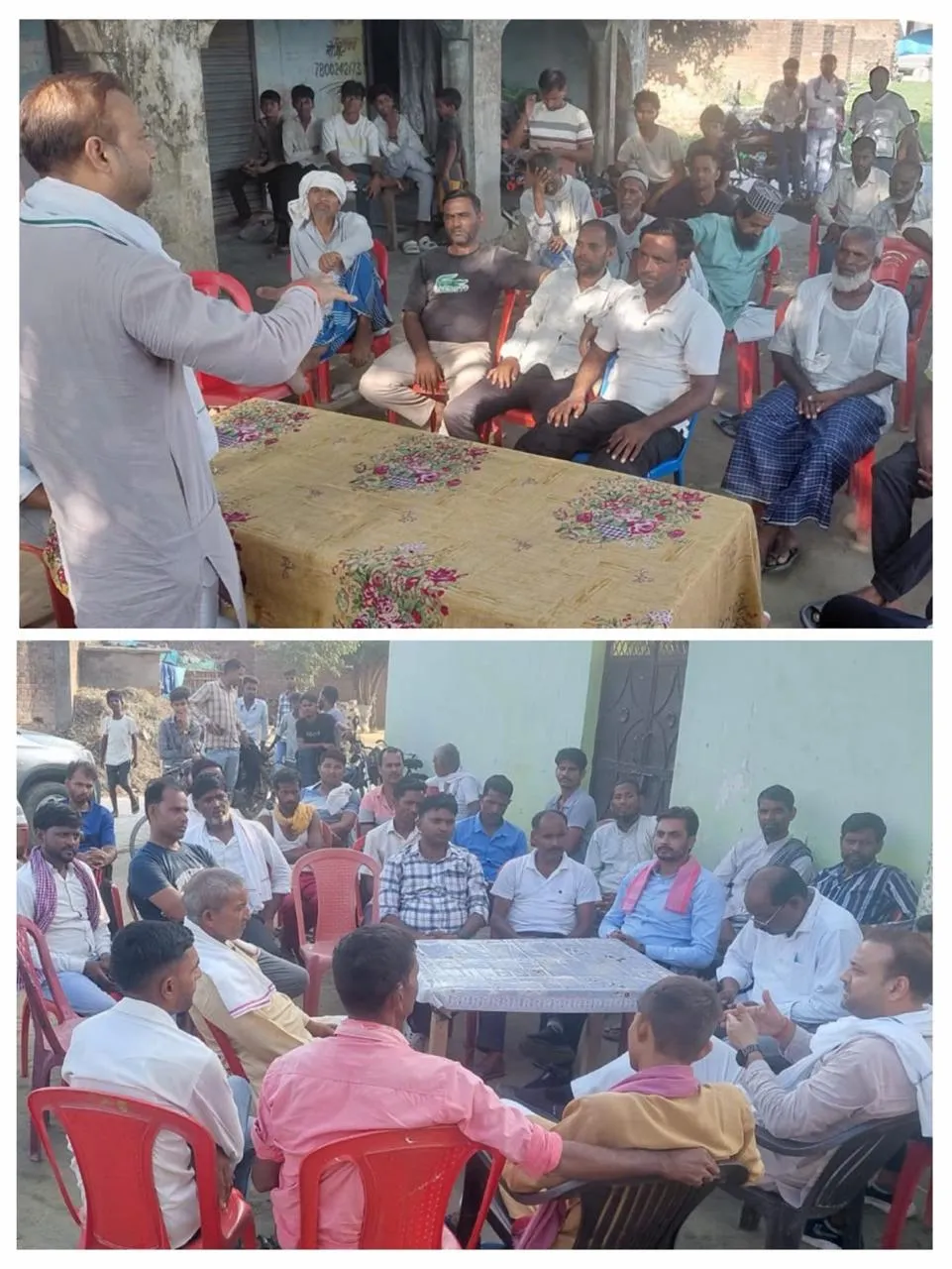 पीडीए जन चौपाल के जरिए सपा ने रमियाबेहड़ क्षेत्र में बढ़ाया जनसंपर्क