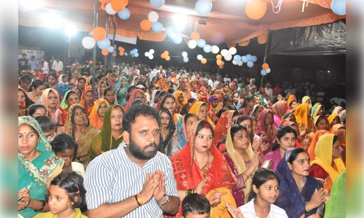 शिवमहापुराण कथा का आज विश्राम, कल होगी पूर्णाहुति और भंडारा