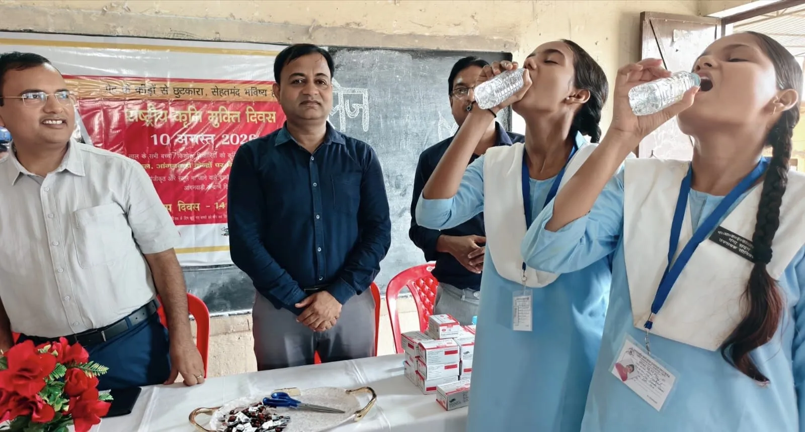 लखीमपुर में पेट के कीड़ों से मुक्ति अभियान शुरू