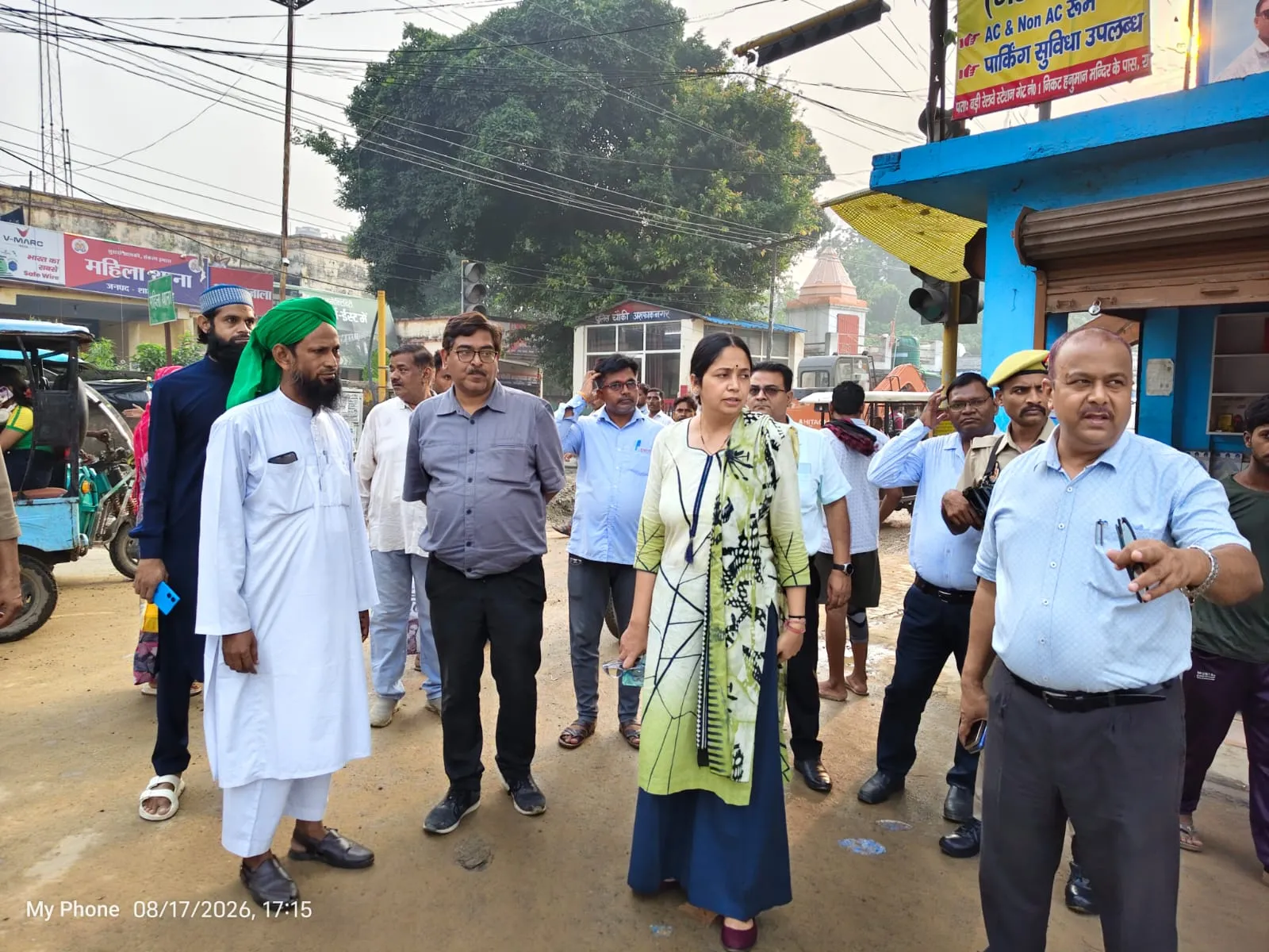 नगर आयुक्त ने जुलूस मार्ग का निरीक्षण किया, व्यवस्थाओं का लिया जायजा, निर्देश दिए