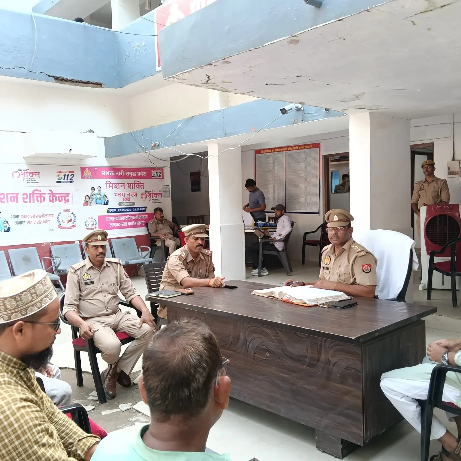 बारावफात त्यौहार के दृष्टिगत कोतवाली खलीलाबाद पर पीस कमेटी की बैठक सम्पन्न