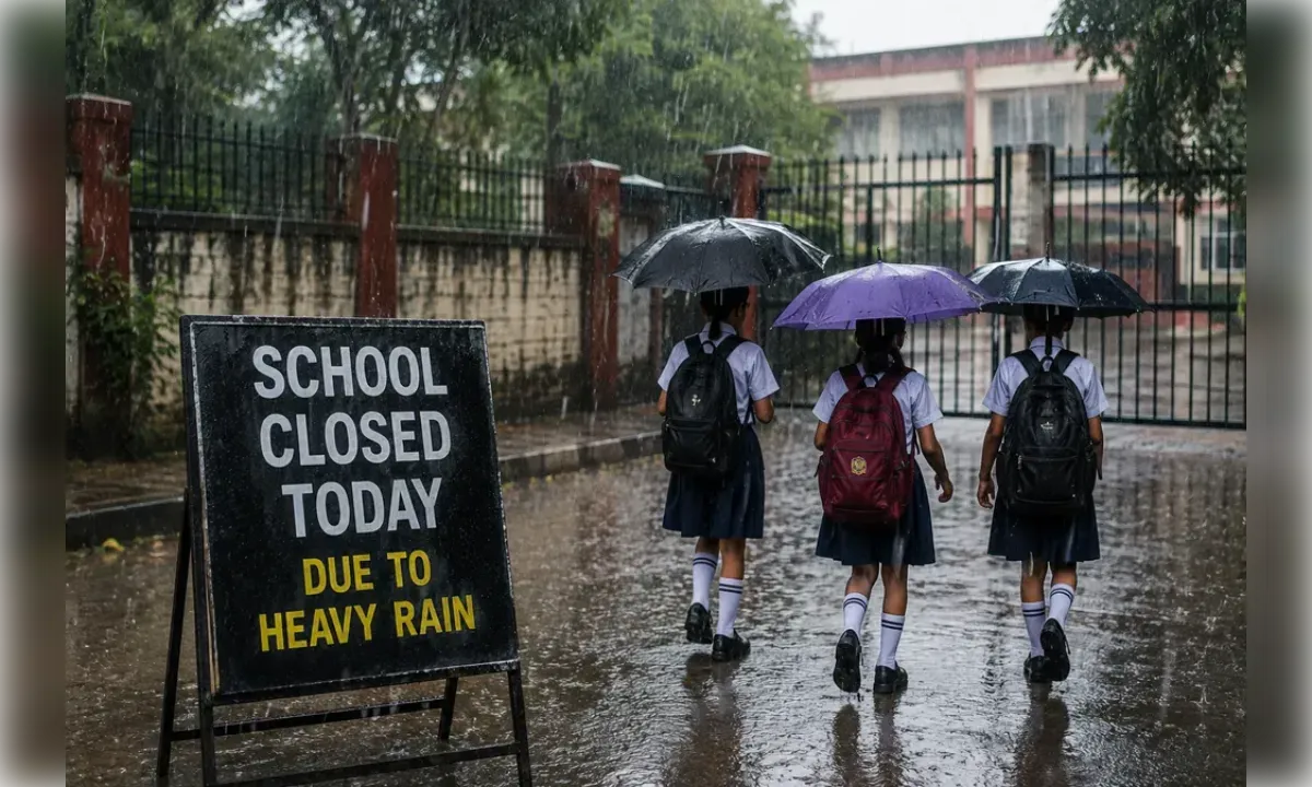 मयूरभंज में भारी बारिश की चेतावनी के बीच जिले के सभी स्कूल बंद