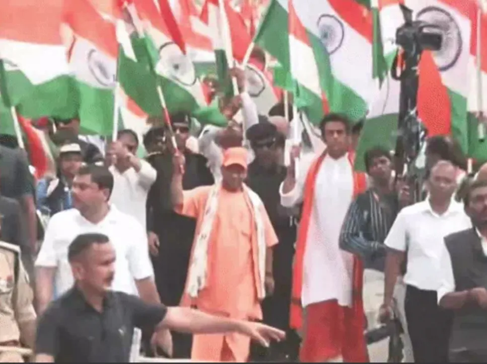 सीएम की अगुवाई में बही देशभक्ति की बयार, गूंजा राष्ट्र प्रथम का उद्घोष