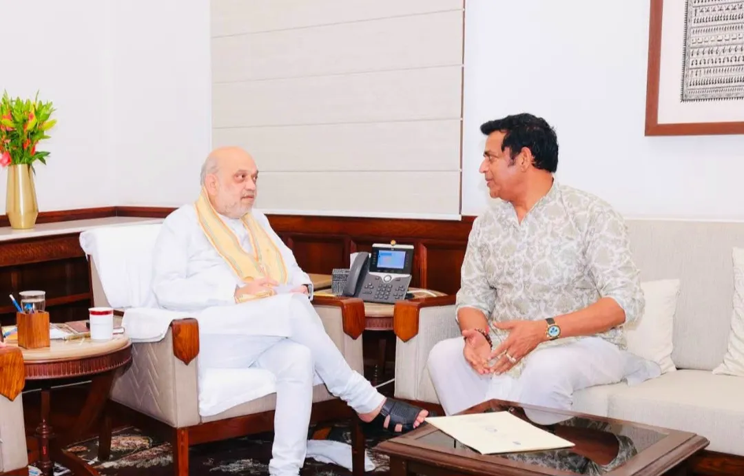 अमित शाह से सांसद रवि किशन की मुलाकात