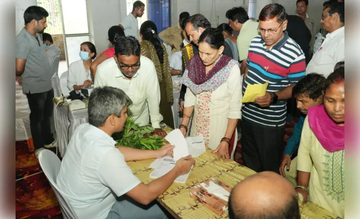 एनसीएल के केंद्रीय चिकित्सालय, सिंगरौली ने  लगाया मेगा निःशुल्क स्वास्थ्य शिविर