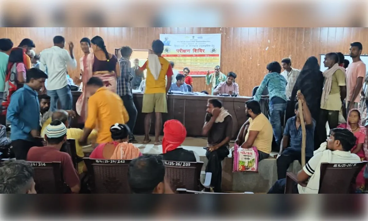 मोटराइज्ड ट्राई-साइकिल वितरण हेतु 57 दिव्यांगजनों का पंजीकरण