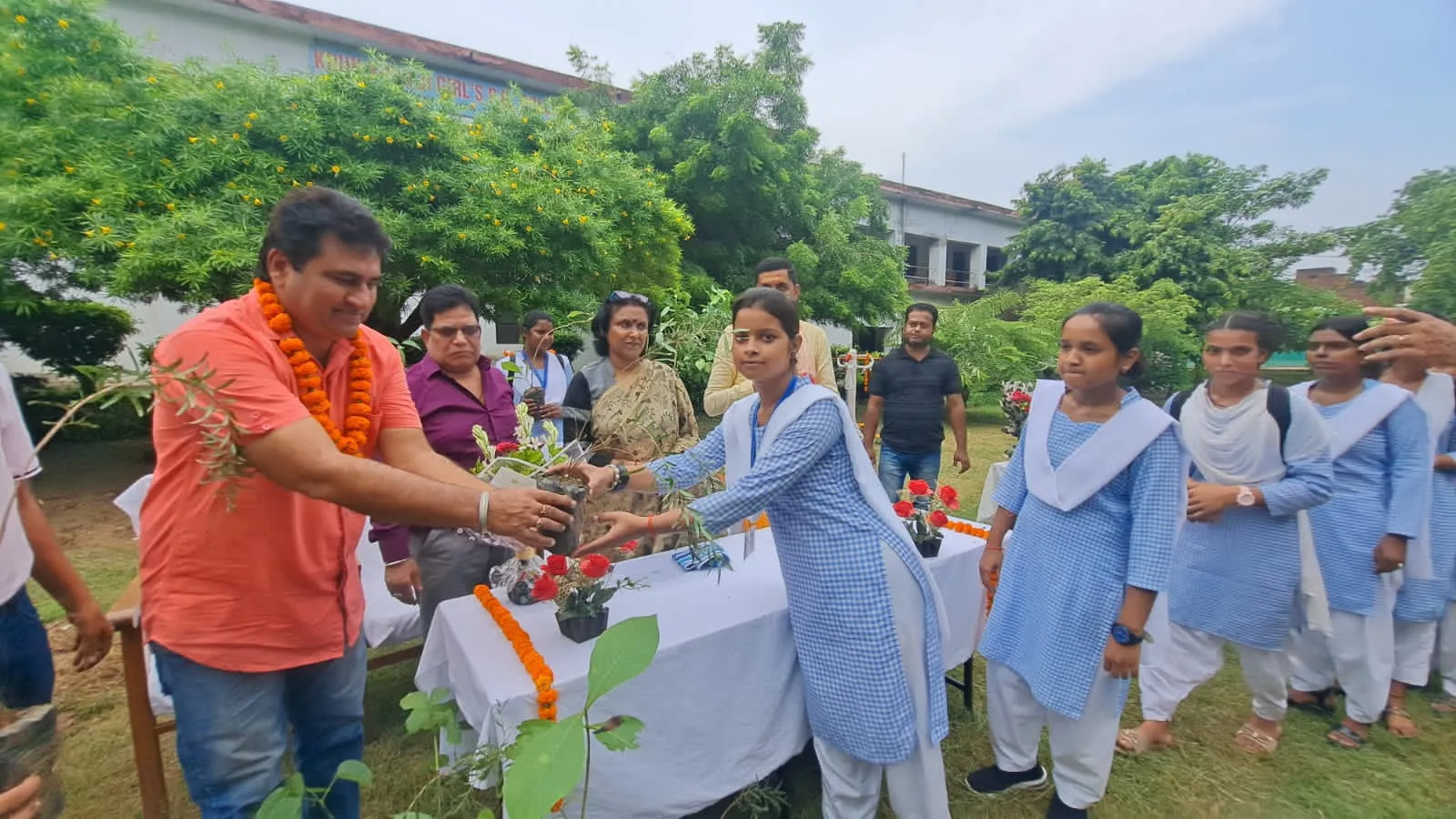 खुन खुन जी गर्ल्स पीजी. कॉलेज में ओपन जिम का उद्घाटन