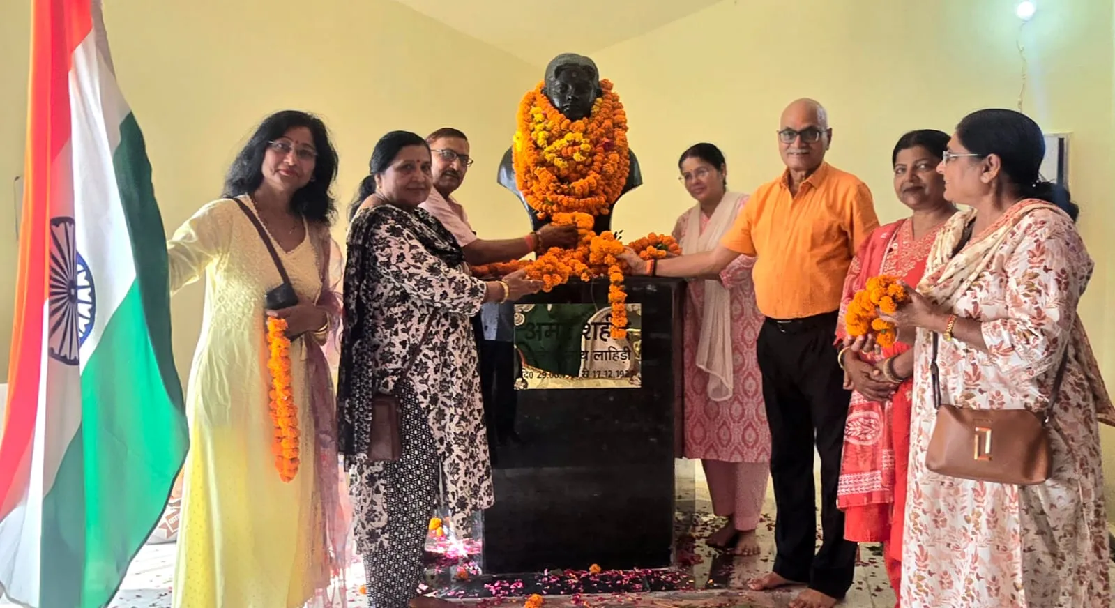 काकोरी क्रांति के 101 वर्ष पूर्ण होने पर दी अमर शहीदों को श्रद्धांजलि 