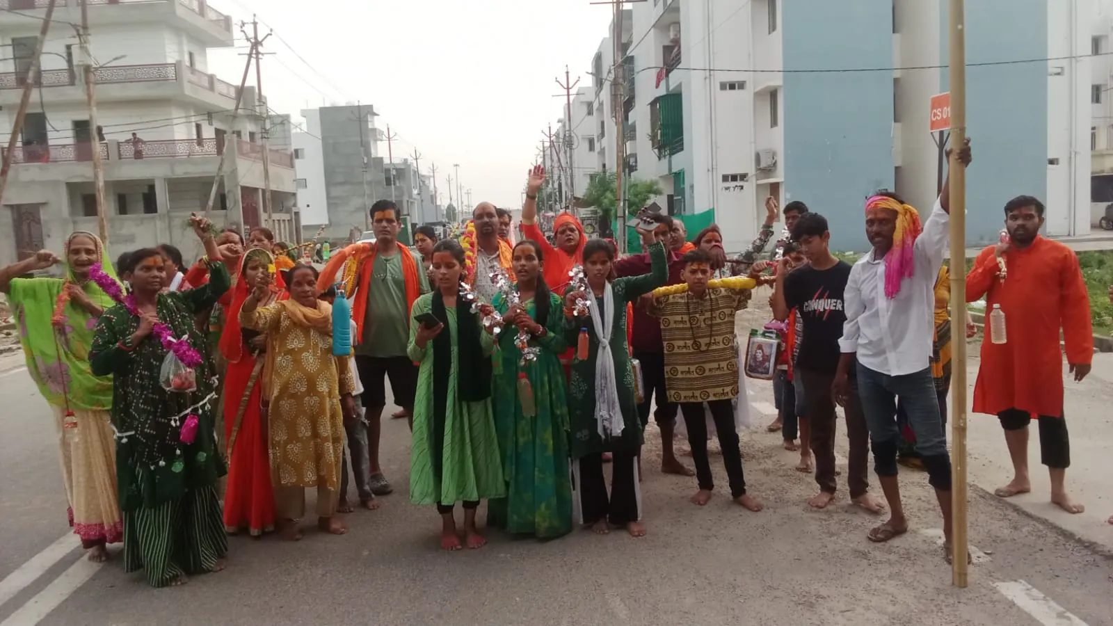 हरीनगर की सड़कों पर उमड़ा आस्था का सैलाब