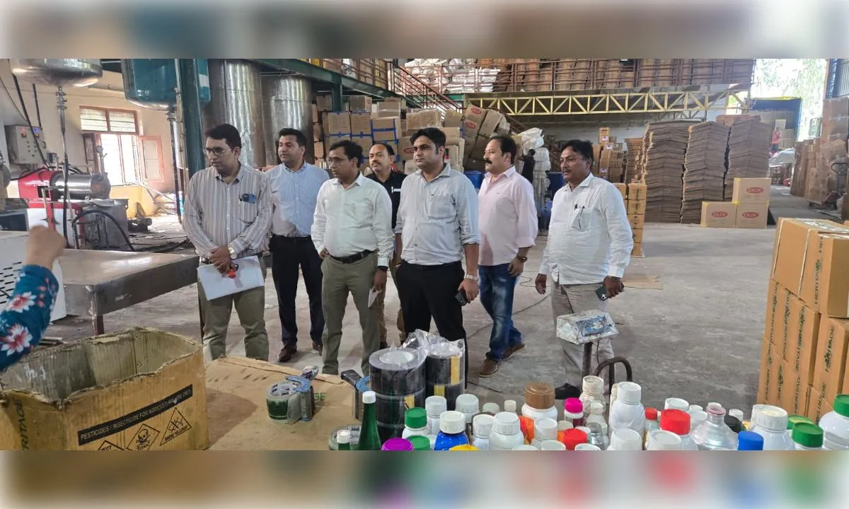कीटनाशक कारोबार पर बड़ी कार्रवाई, पांच कंपनियों के 12 नमूने जब्त