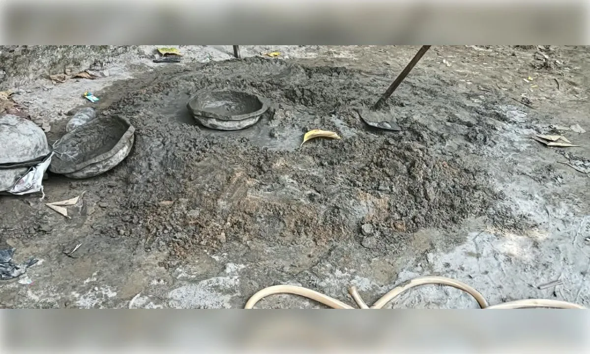 उतरौला में ईदगाह जाने वाले सीसी मार्ग के निर्माण पर उठे सवाल