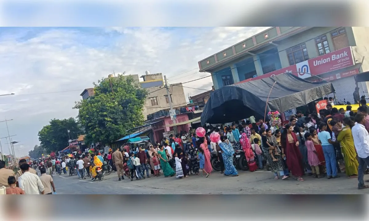 निगोहां पुलिस की कड़ी सुरक्षा में हापा मेला सम्पन्न