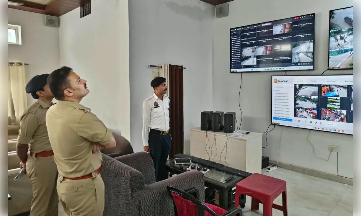 कांवड़ मार्ग से पुलिस लाइन तक एसपी कृष्ण कुमार ने परखी सुरक्षा व्यवस्था