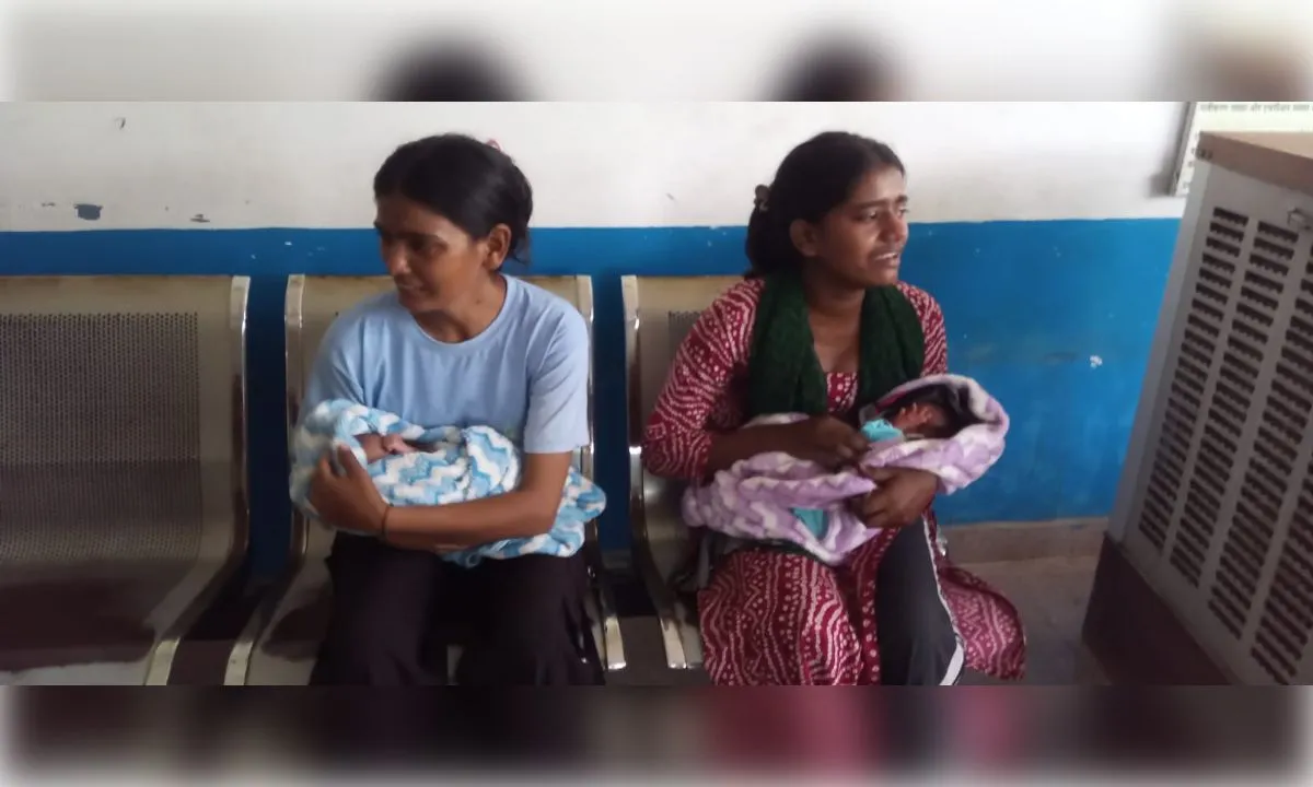 दो मासूमों की किलकारी के बीच छिन गया मां का साया