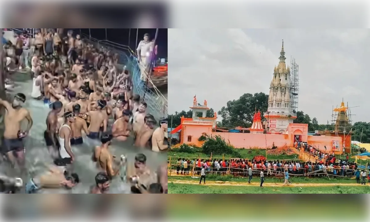 भवरेश्वर धाम में उमड़ा आस्था का सैलाब, कड़ी सुरक्षा के बीच दर्शन