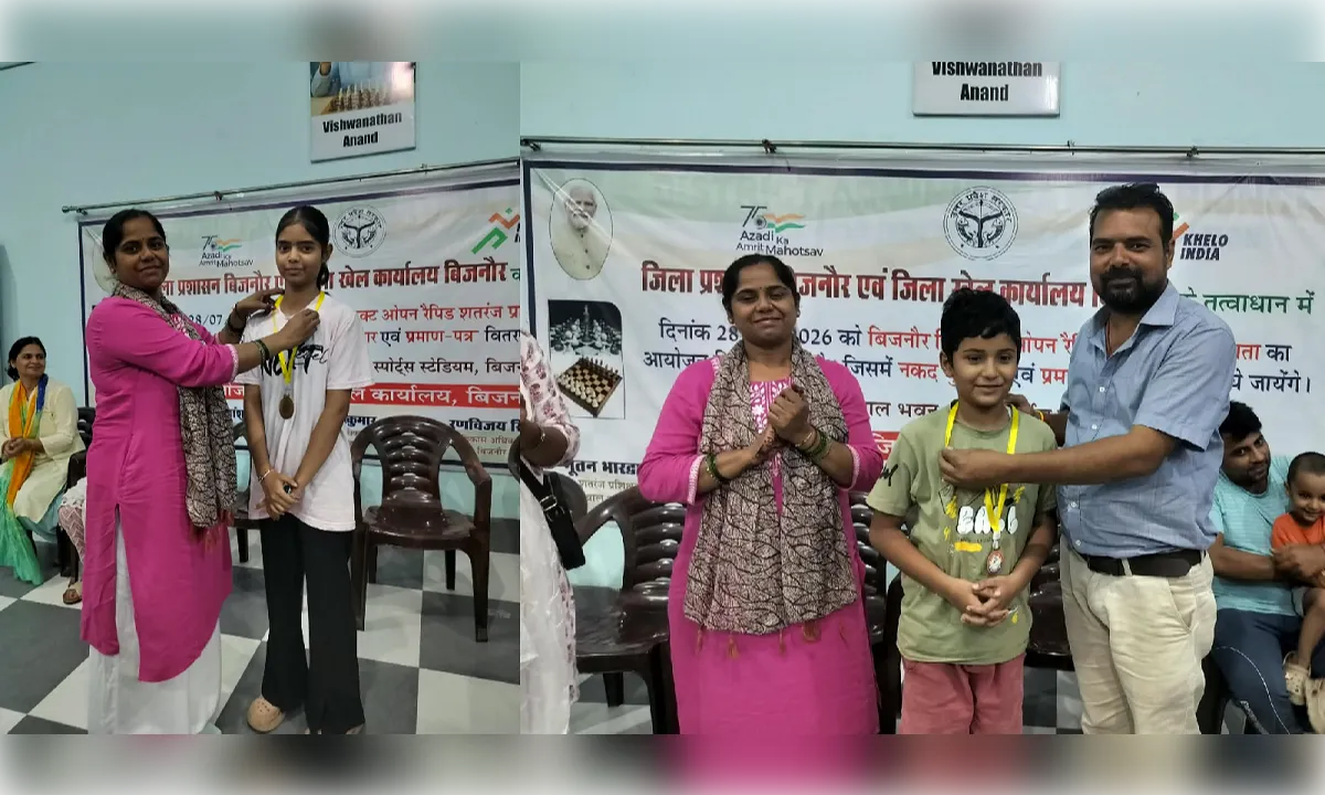 शतरंज की बिसात पर नित्या गौड़ ने दी मात, युग गौड़ रहे उपविजेता