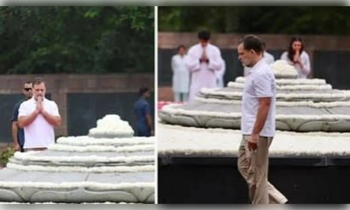 पिता राजीव गांधी की 82वीं जयंती पर भावुक हुए राहुल गांधी