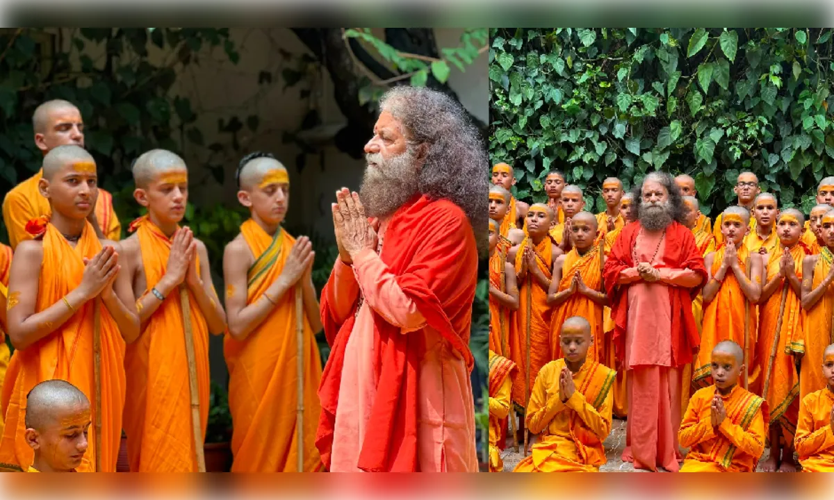 गंगा तट पर गूंजे वेद मंत्र, परमार्थ निकेतन में जीवंत हुई ऋषि परंपरा