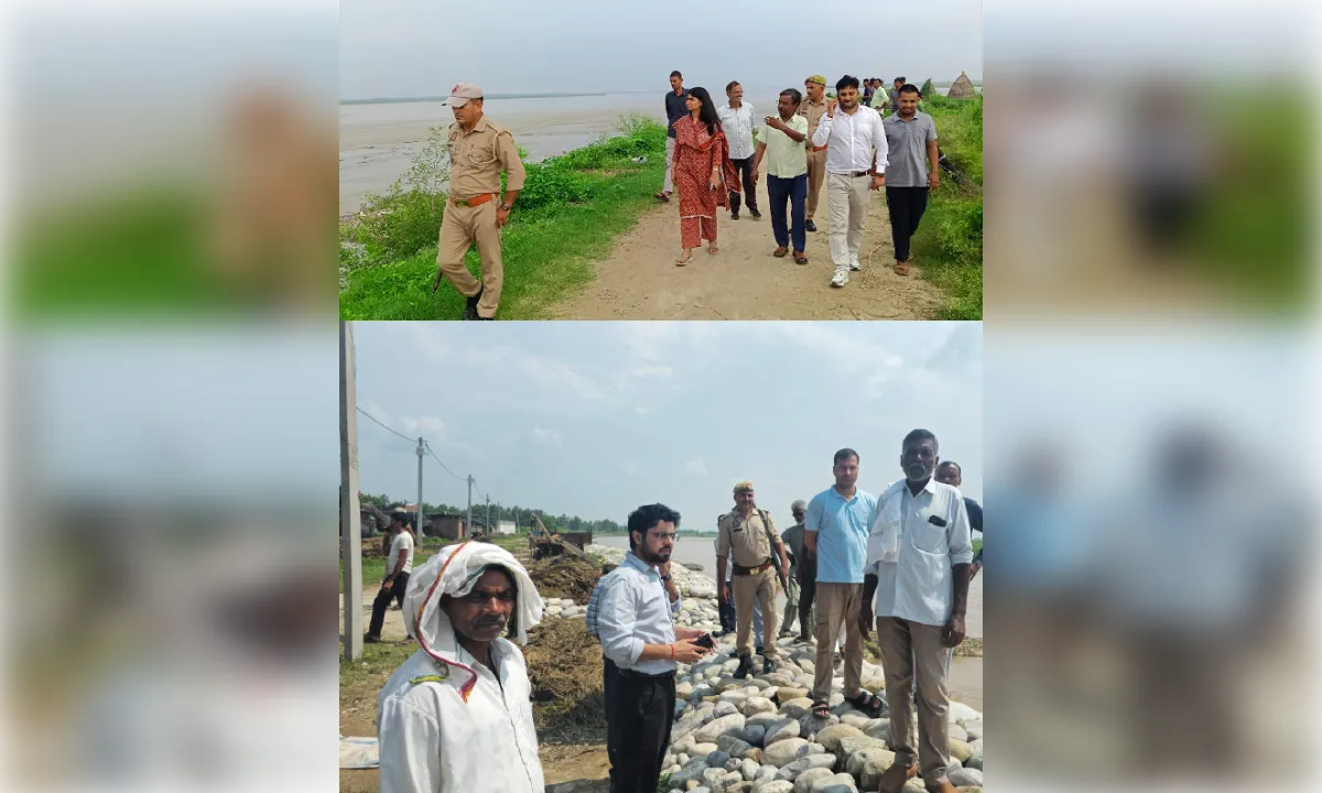 संभावित बाढ़ क्षेत्रों में प्रशासन की पैनी नजर, एसडीएम ने किया निरीक्षण