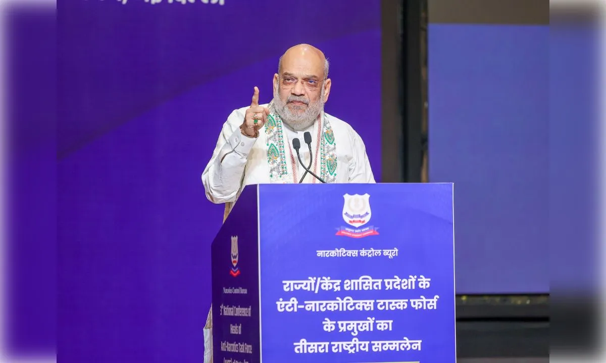 देश से मादक पदार्थों के कारोबार को उखाड़ फेंकने का लक्ष्य: अमित शाह
