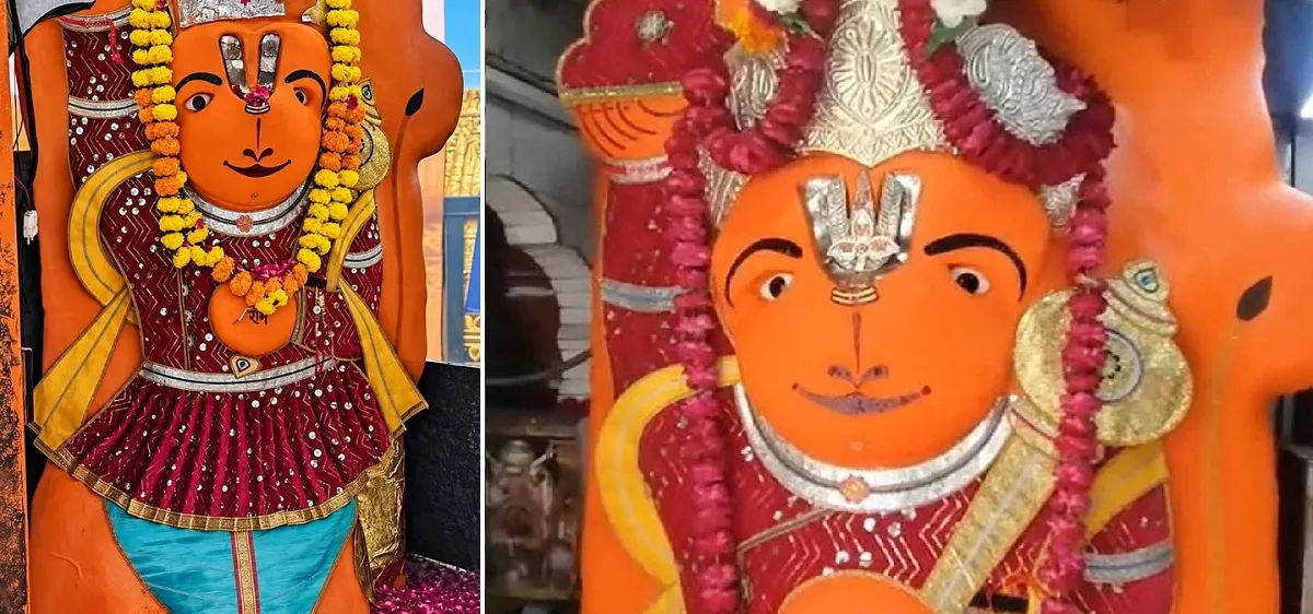 उज्जैनः नगर निगम ने खड़े हनुमान की मूर्ति हटाने को आईआईटी इंदौर से मांगी मदद