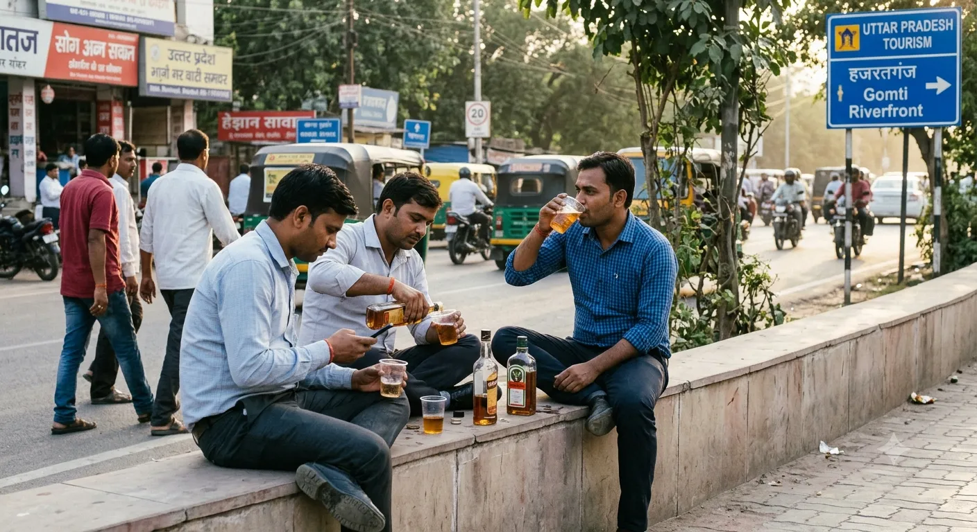 चांदी के जूतों से आबकारी अफसरों को किनारे कर अनुज्ञापी दिन-रात बेंच रहा शराब 