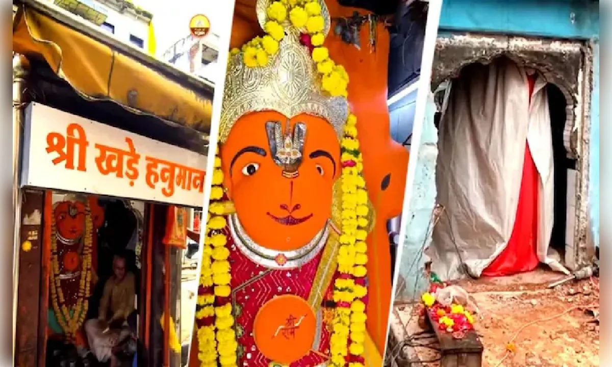 अटूट आस्था का संदेश, ‘खड़े हनुमान जी’ की प्रतिमा को नहीं हिला सका प्रशासन