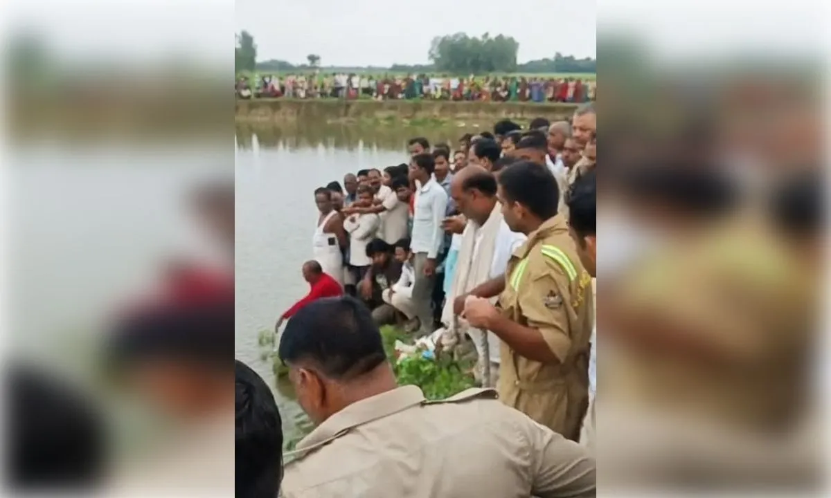 बहराइच में तालाब में डूबे दो मासूम, NDRF ने निकाले शव 