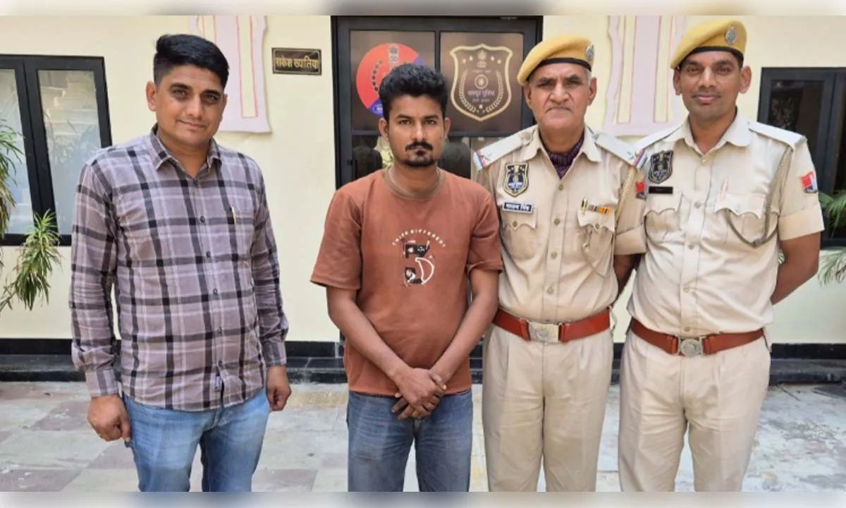 जयपुर में ‘म्यूल हंटर’ अभियान के तहत साइबर ठग गिरफ्तार